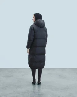 FROM FUTURE Outerwear Doudoune Longue Noir Discount