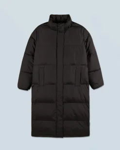 FROM FUTURE Outerwear Doudoune Longue Noir Discount