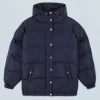 FROM FUTURE Outerwear Doudoune Mi-longue Navy Cheap