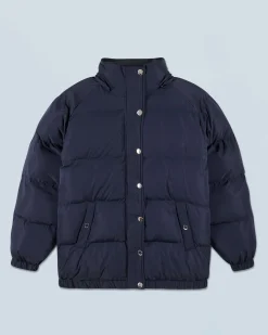 FROM FUTURE Outerwear Doudoune Mi-longue Navy Cheap