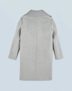 FROM FUTURE Outerwear Manteau GrisChinéClair Hot