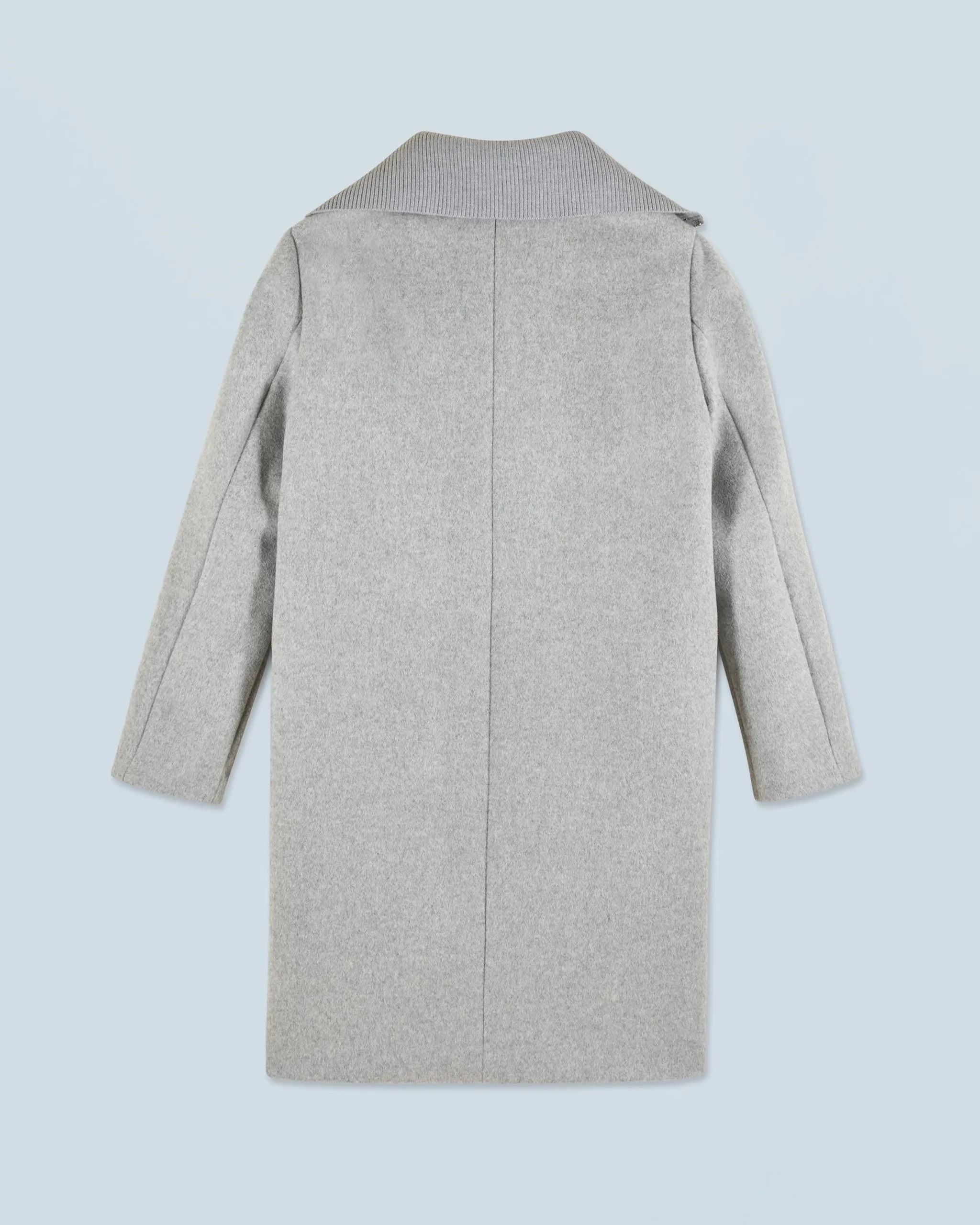FROM FUTURE Outerwear Manteau GrisChinéClair Hot