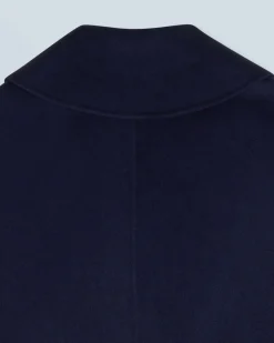 FROM FUTURE Outerwear Manteau Double Boutonnage Navy Outlet