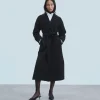 FROM FUTURE Outerwear Manteau Peig Noir New