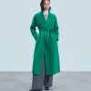 FROM FUTURE Outerwear Manteau Peignoir MountainGreen New