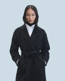 FROM FUTURE Outerwear Manteau Peig Noir New