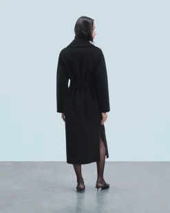 FROM FUTURE Outerwear Manteau Peig Noir New