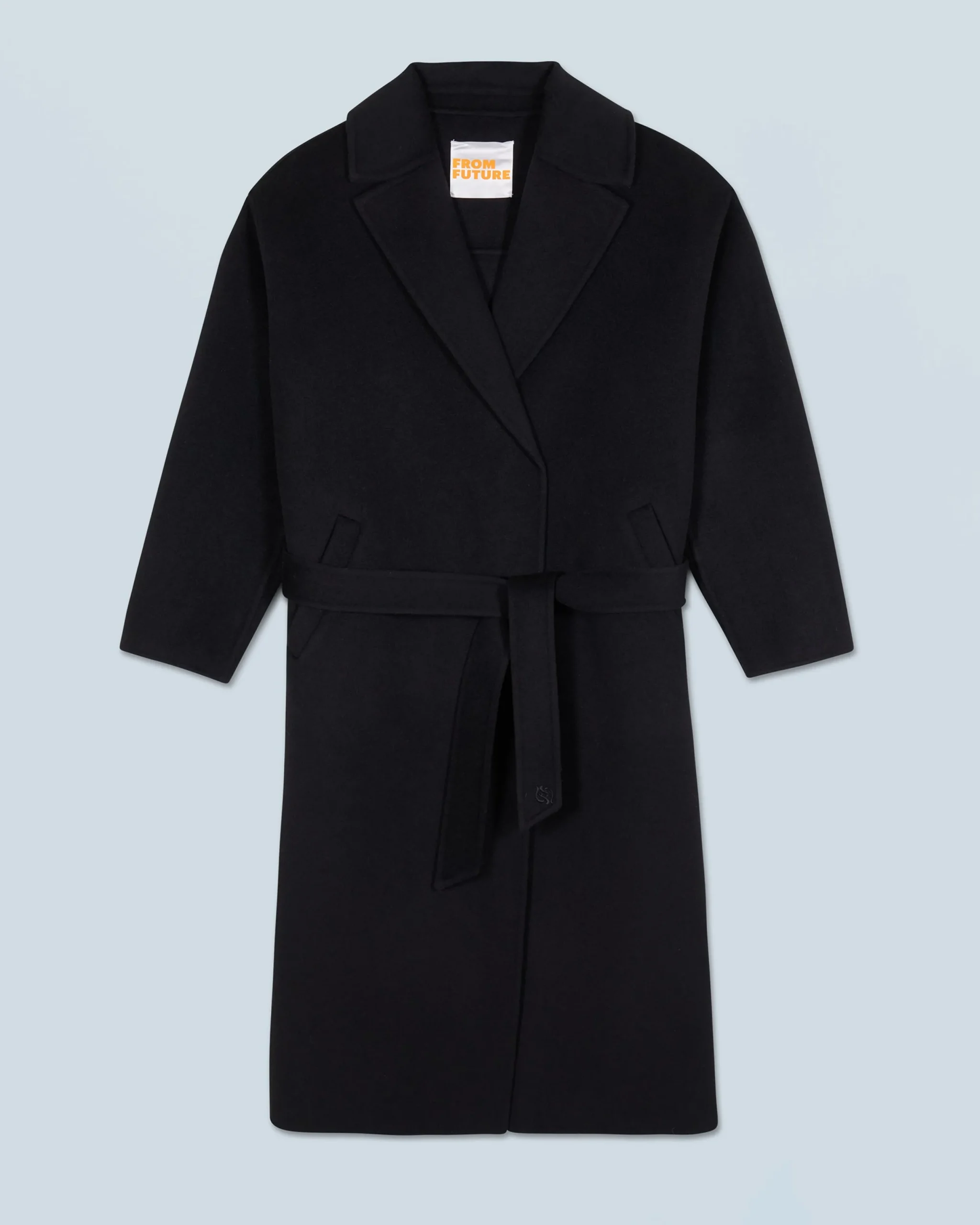 FROM FUTURE Outerwear Manteau Peig Noir New