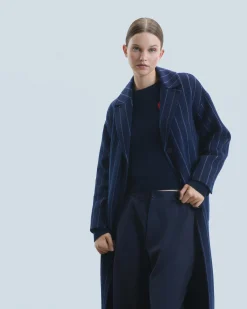 FROM FUTURE Outerwear Manteau Poches RayuresNavy Store