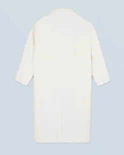 FROM FUTURE Outerwear Manteau Poches Ecru Discount