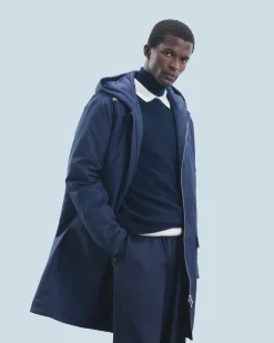 FROM FUTURE Outerwear Parka Navy Outlet