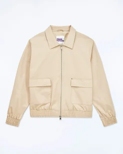 FROM FUTURE Outerwear Veste Beige Fashion