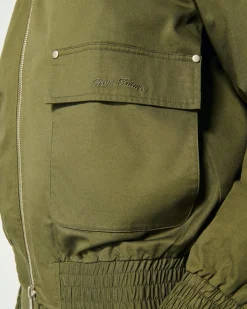 FROM FUTURE Outerwear Veste Kaki Best Sale