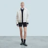 FROM FUTURE Outerwear Veste Bombers Matelassé Sable Discount