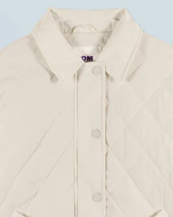 FROM FUTURE Outerwear Veste Bombers Matelassé Sable Discount