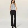 FROM FUTURE Pantalon Noir Cheap