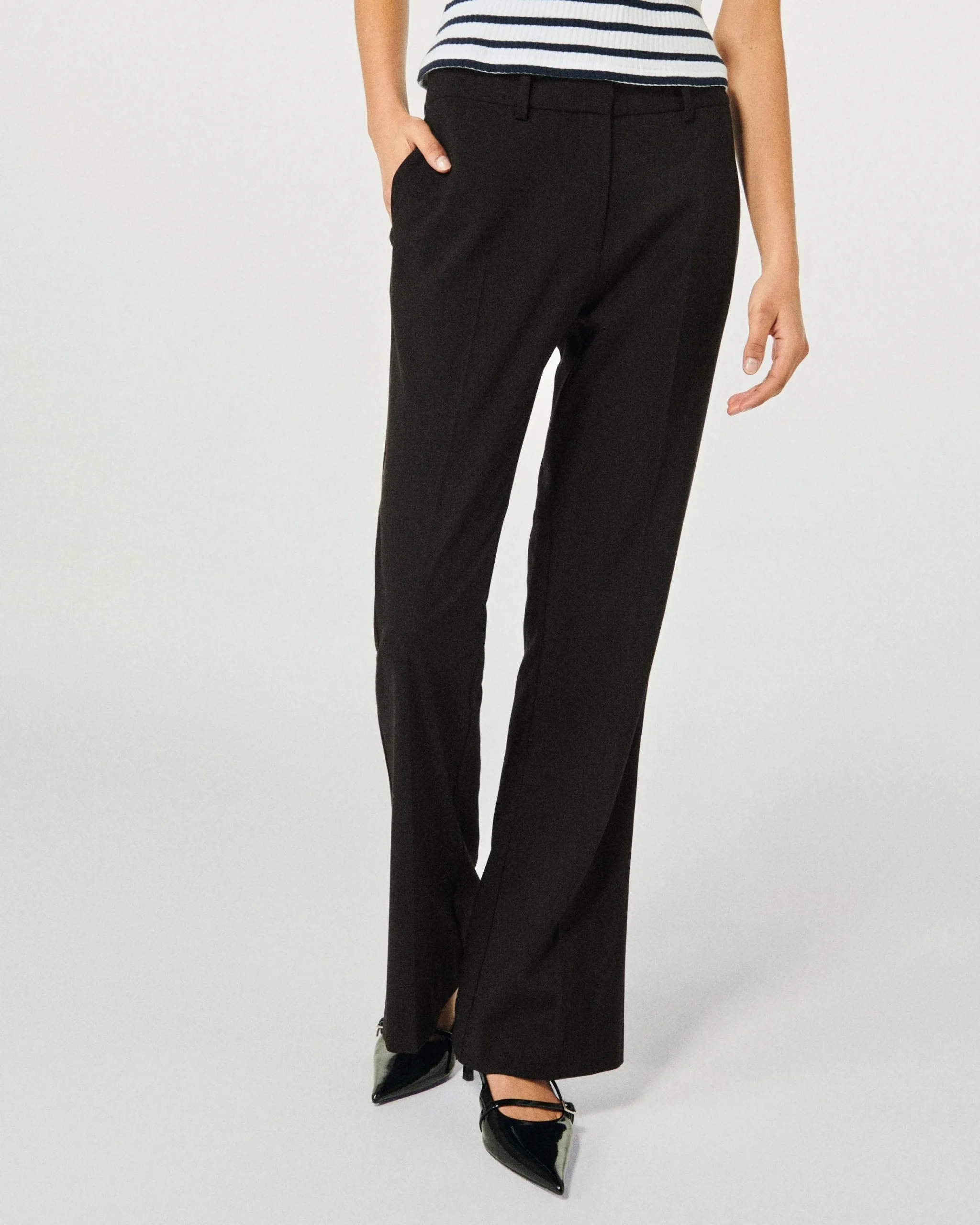 FROM FUTURE Pantalon Noir Cheap