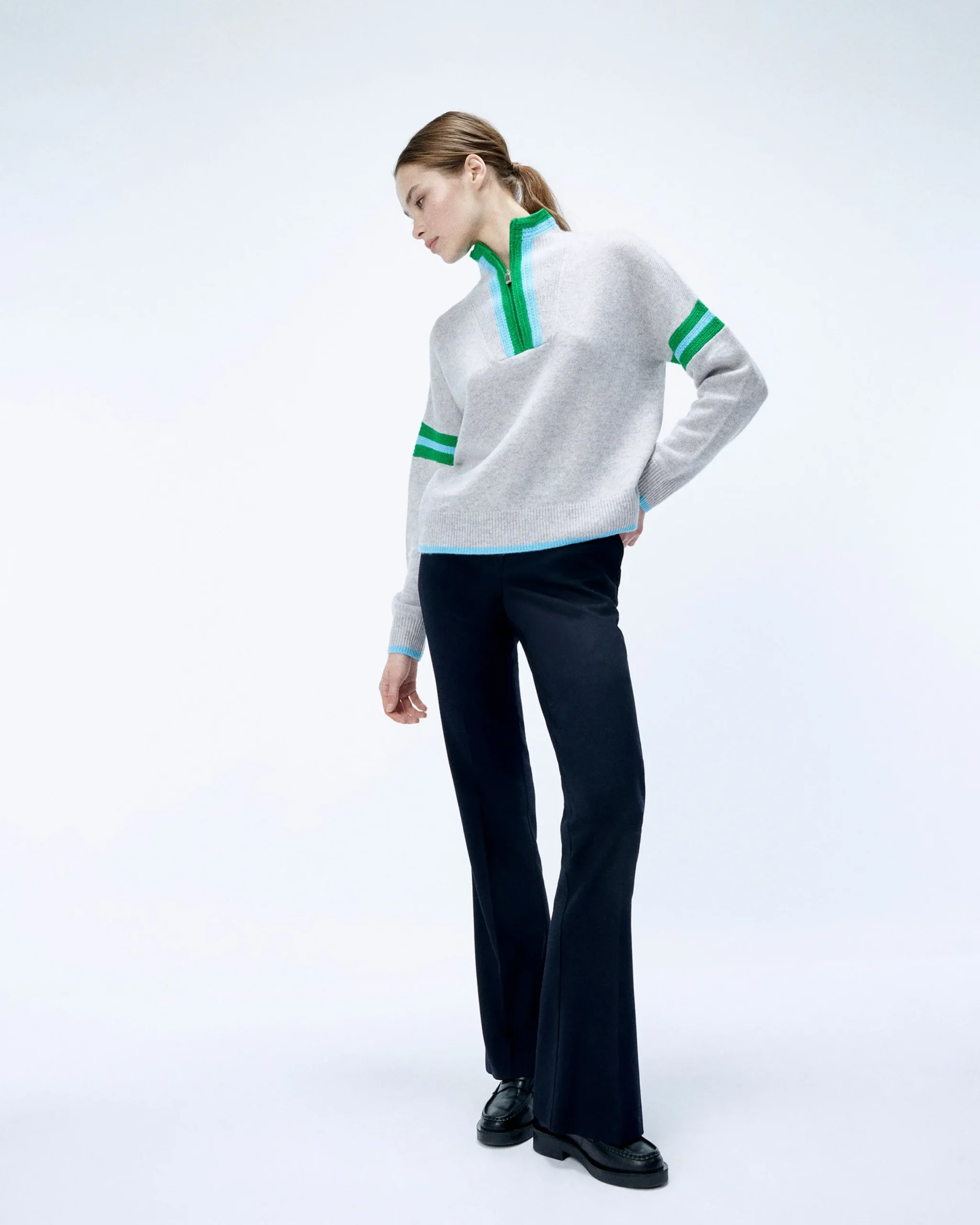 FROM FUTURE Pantalon Noir Cheap