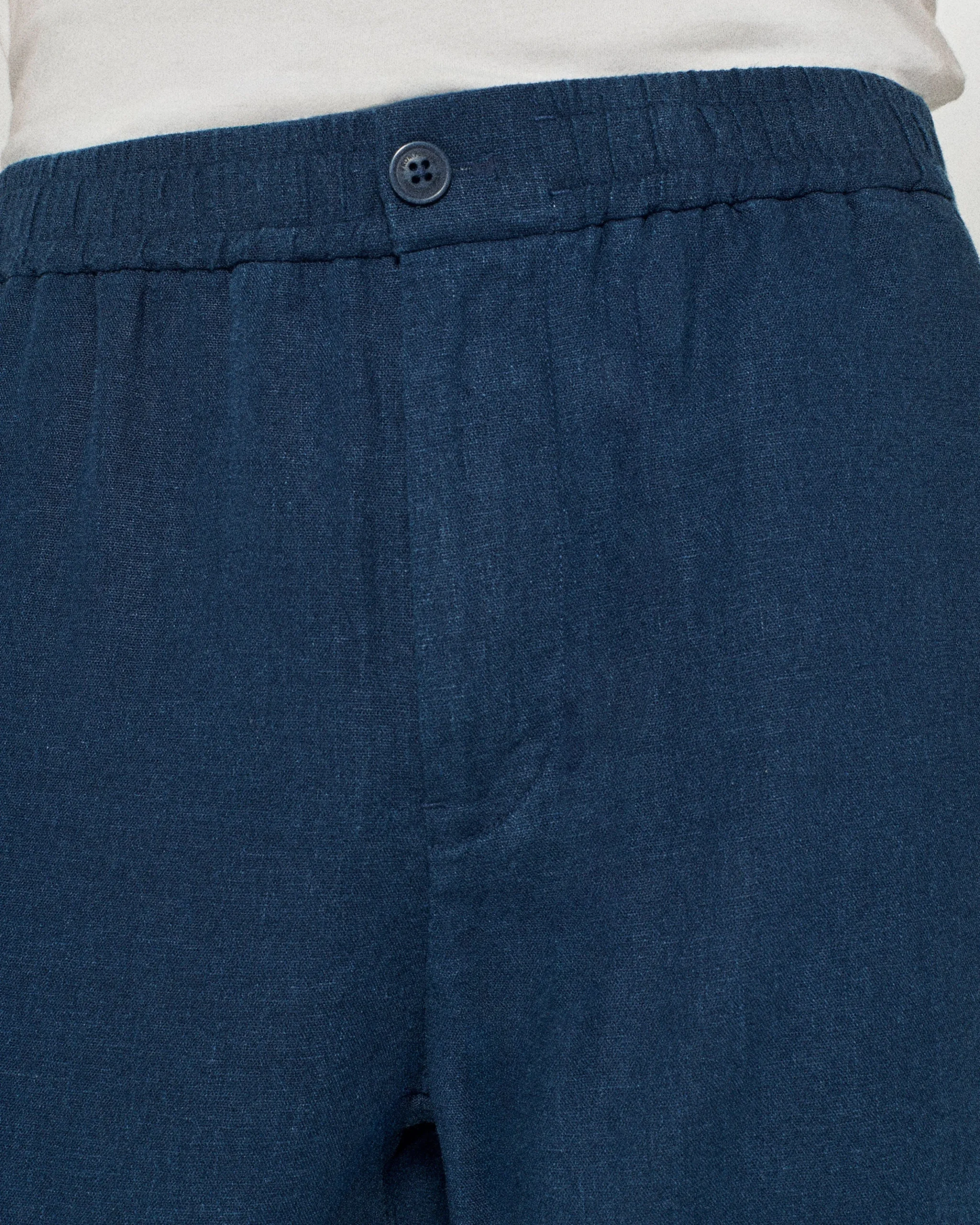 FROM FUTURE Pantalon Droit Navy Outlet
