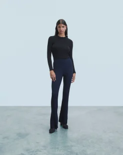FROM FUTURE Pantalon Flare Navy Fashion