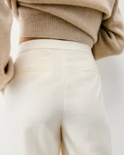 FROM FUTURE Pantalon Large Ecru Best
