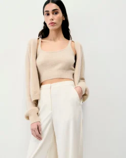 FROM FUTURE Pantalon Large Ecru Best