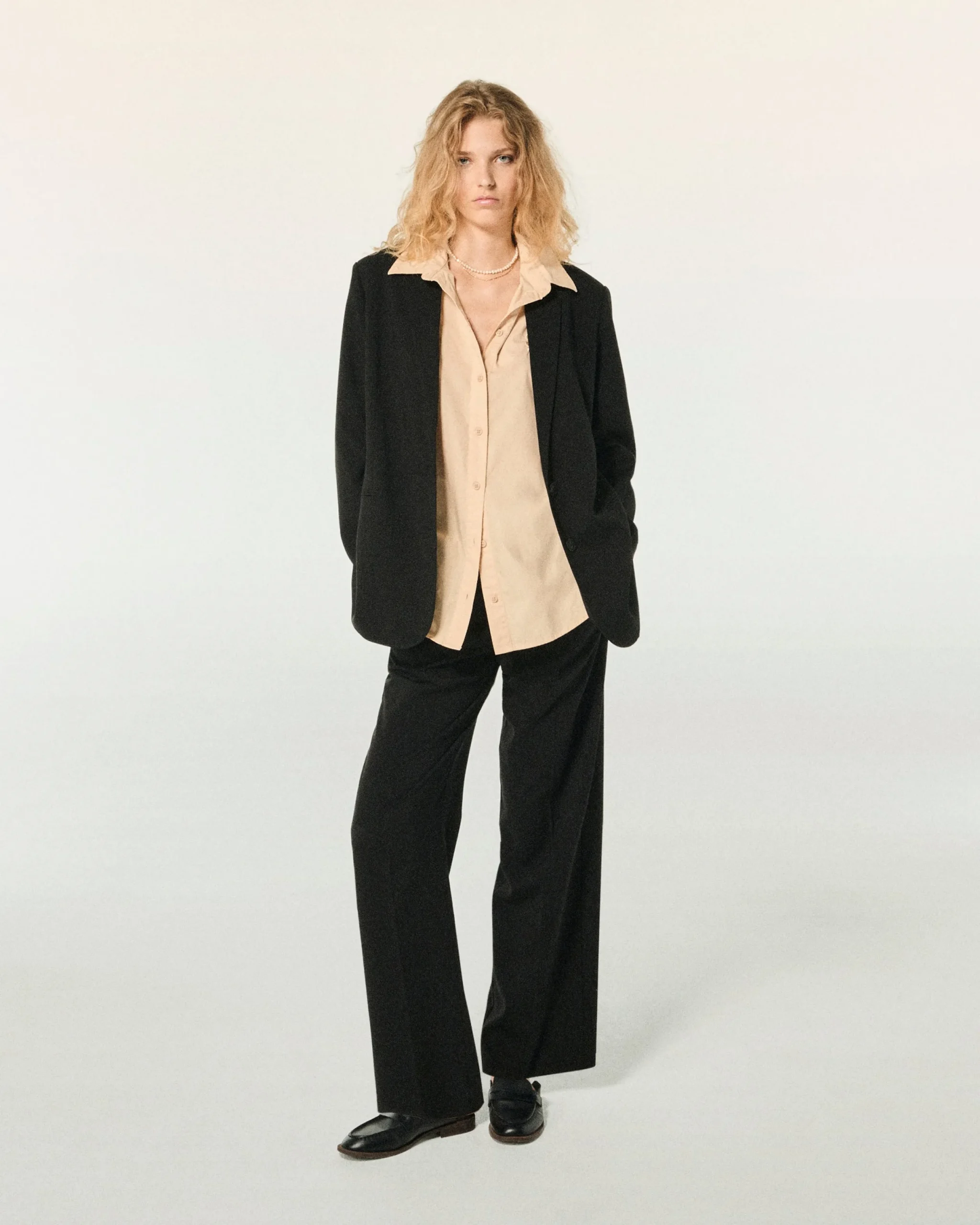 FROM FUTURE Pantalon Large Noir Store