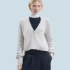 FROM FUTURE Pull Cardigan BeigeMouliné Outlet