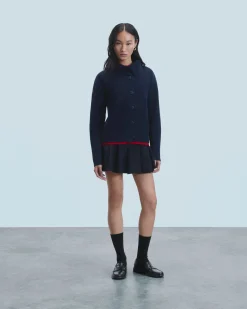 FROM FUTURE Pull Cardigan Navy Sale