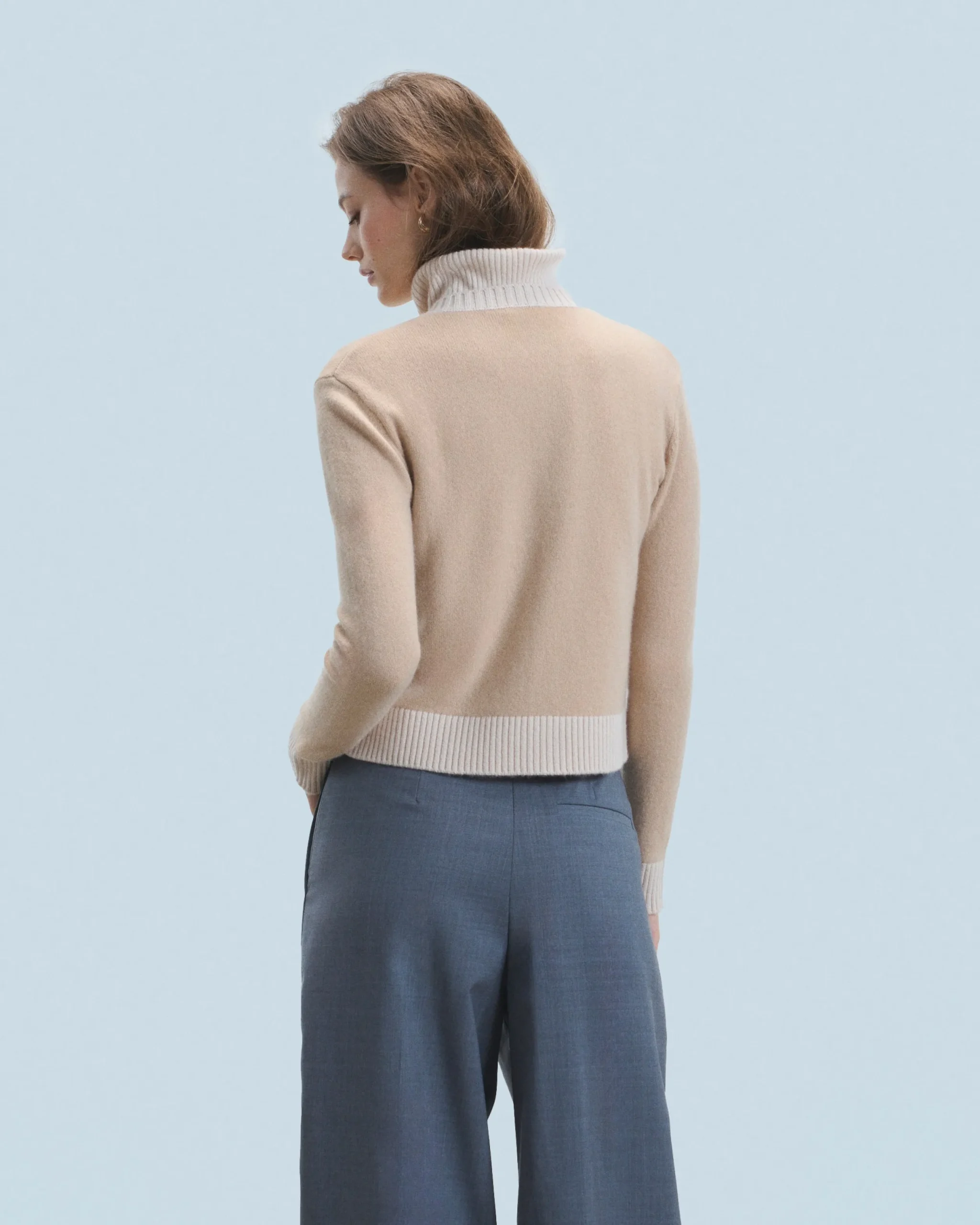 FROM FUTURE Pull Cardigan Beige Shop