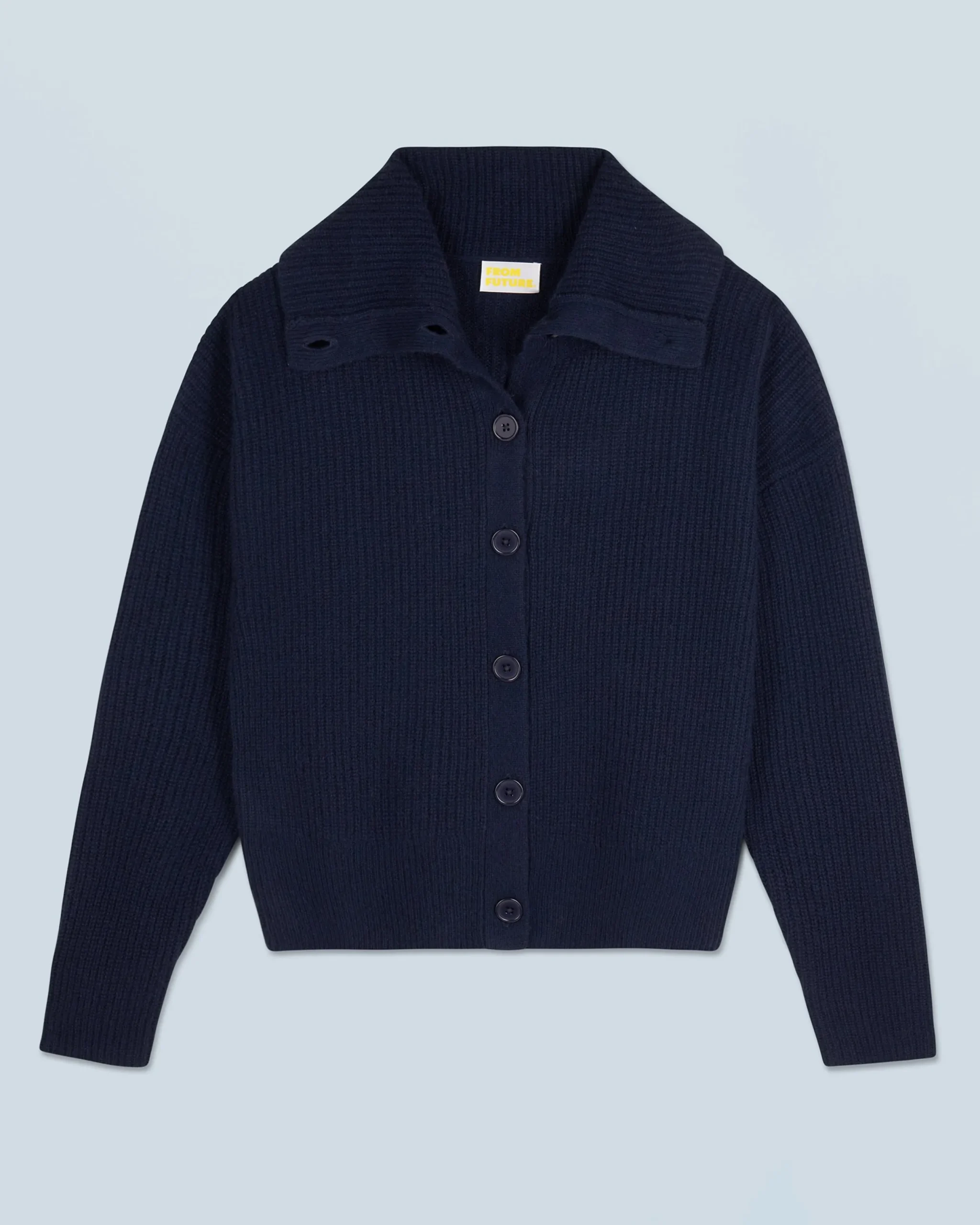 FROM FUTURE Pull Cardigan Navy Sale