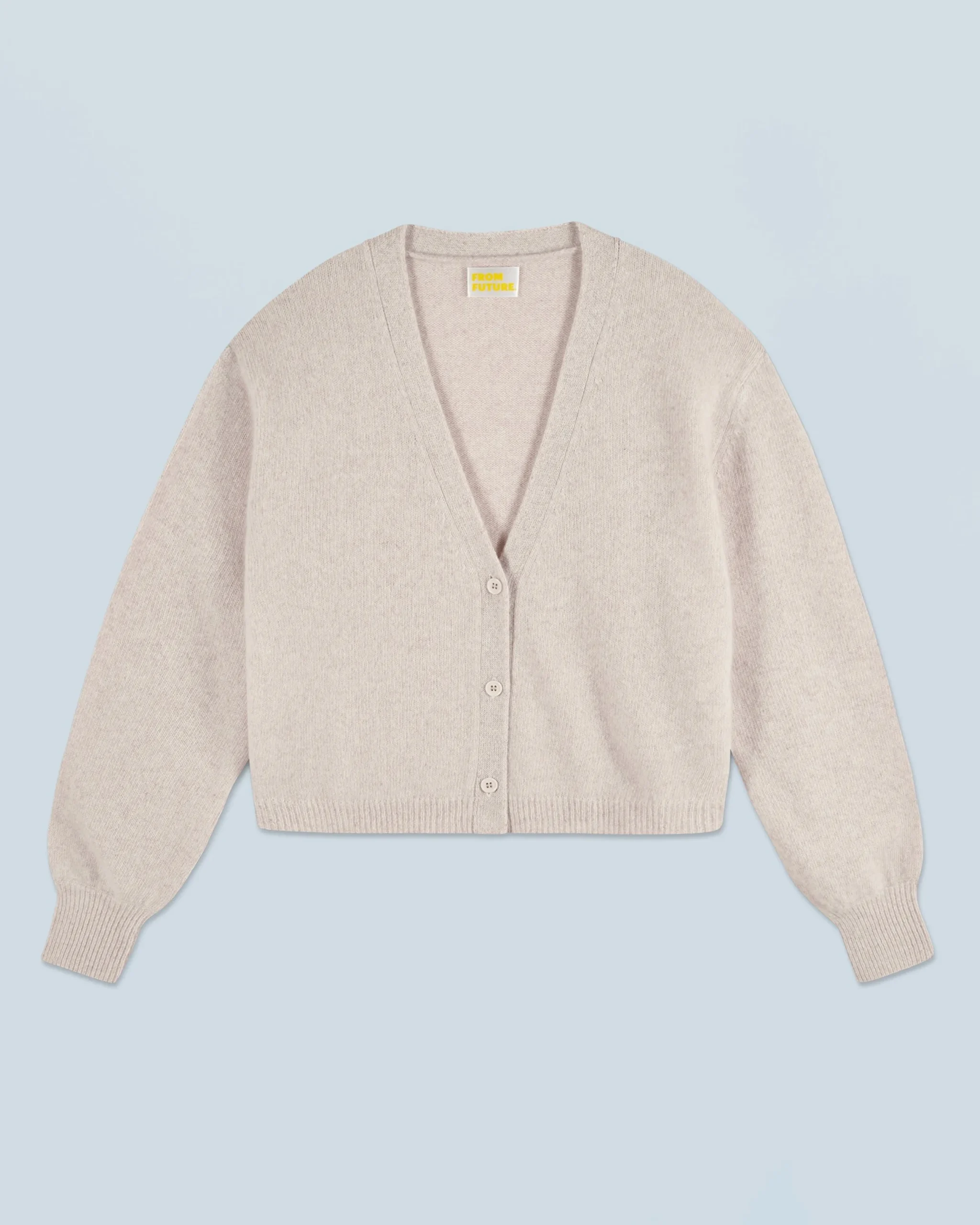FROM FUTURE Pull Cardigan BeigeMouliné Outlet