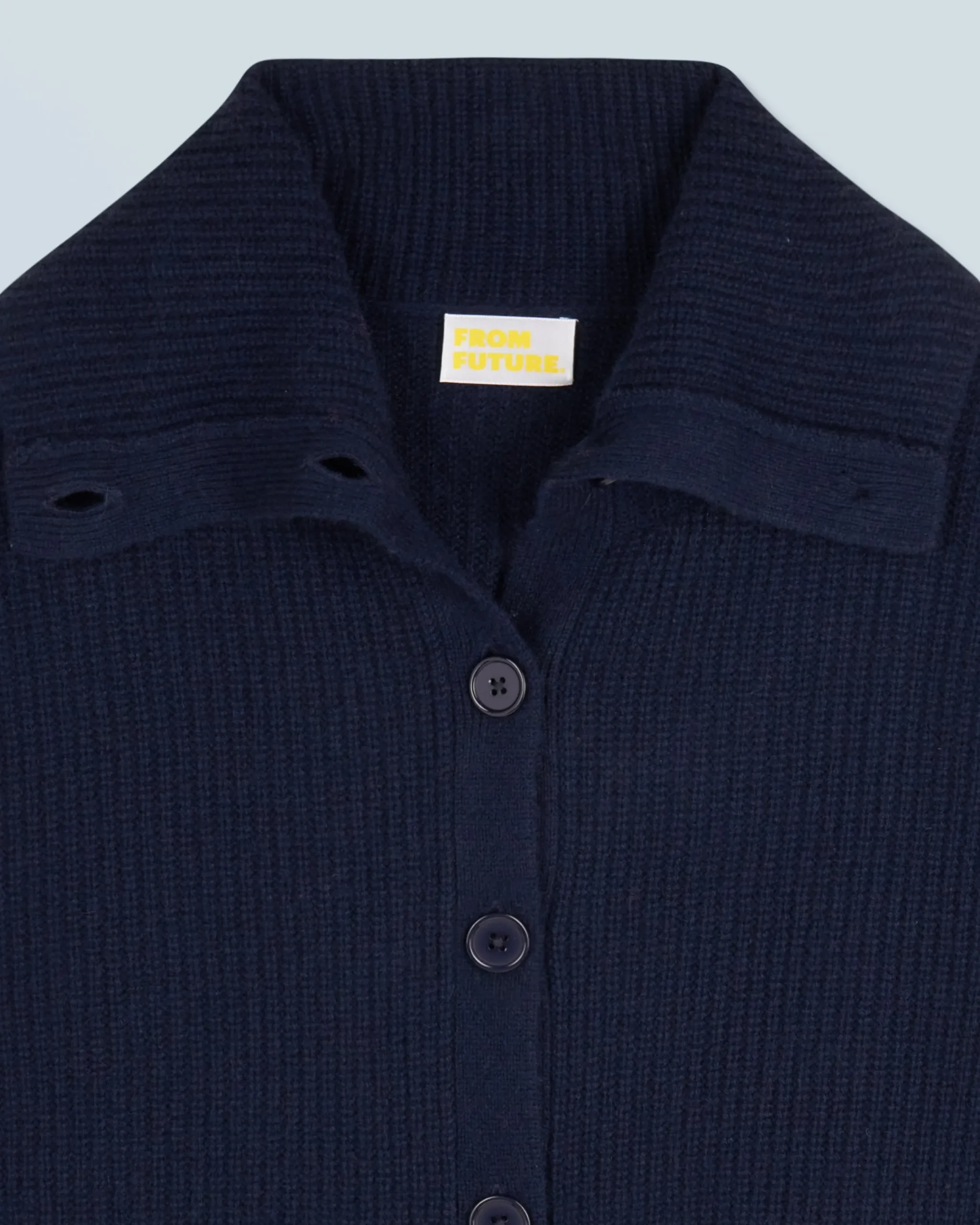 FROM FUTURE Pull Cardigan Navy Sale