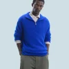 FROM FUTURE Pull Col Camionneur Oversize PopBlue Cheap