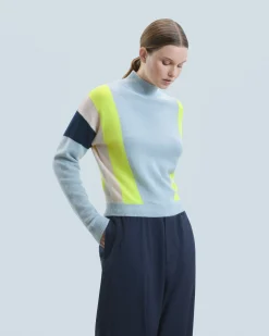 FROM FUTURE Pull Col Montant IcedBlue Flash Sale