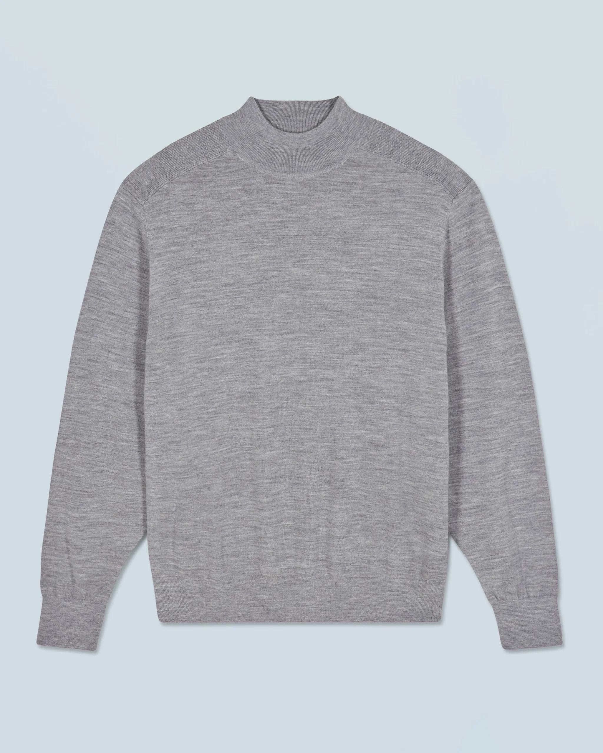 FROM FUTURE Pull Col Montant GrisChinéFoncé Cheap