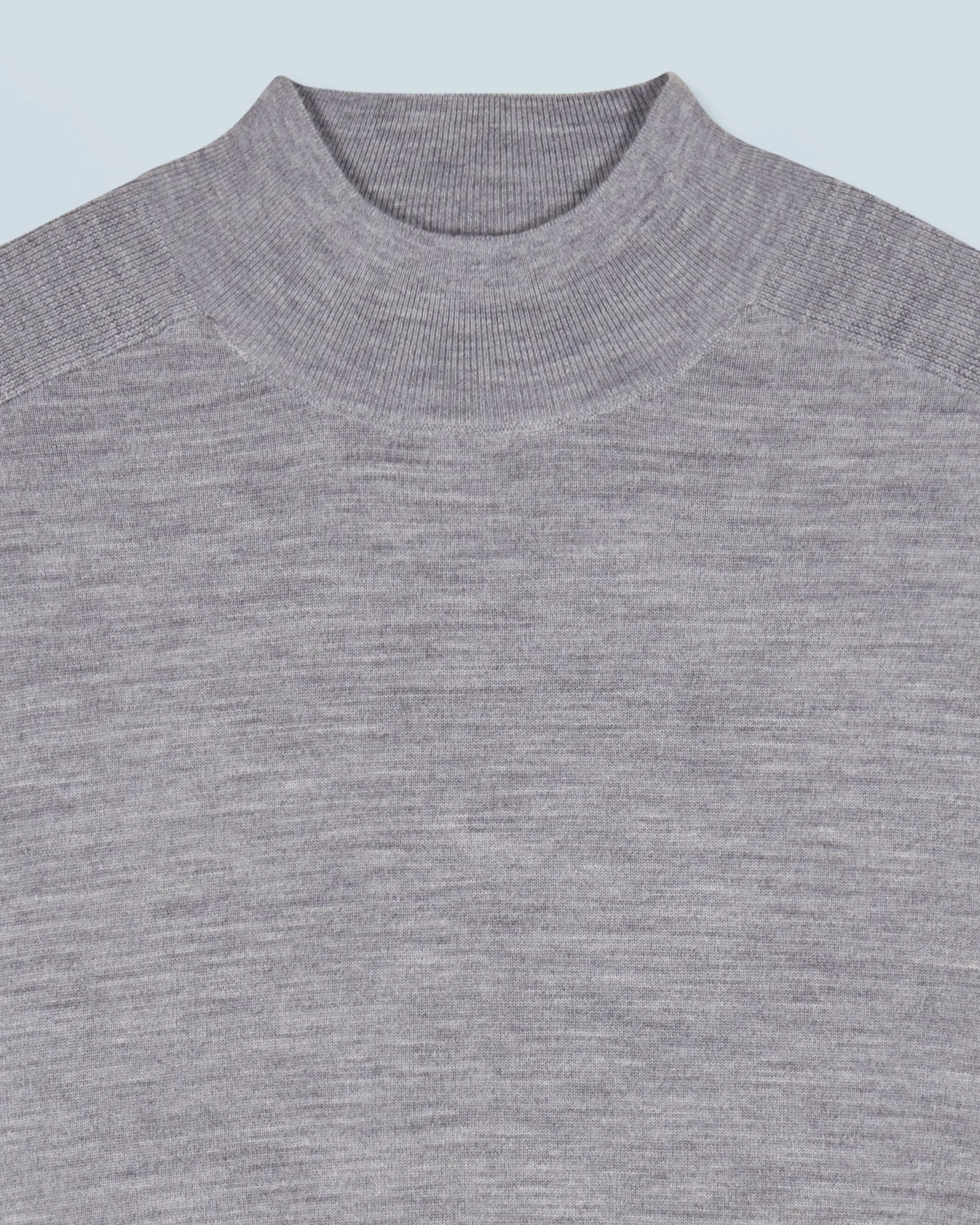 FROM FUTURE Pull Col Montant GrisChinéFoncé Cheap