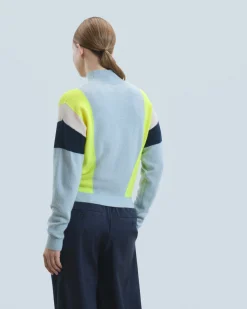 FROM FUTURE Pull Col Montant IcedBlue Flash Sale