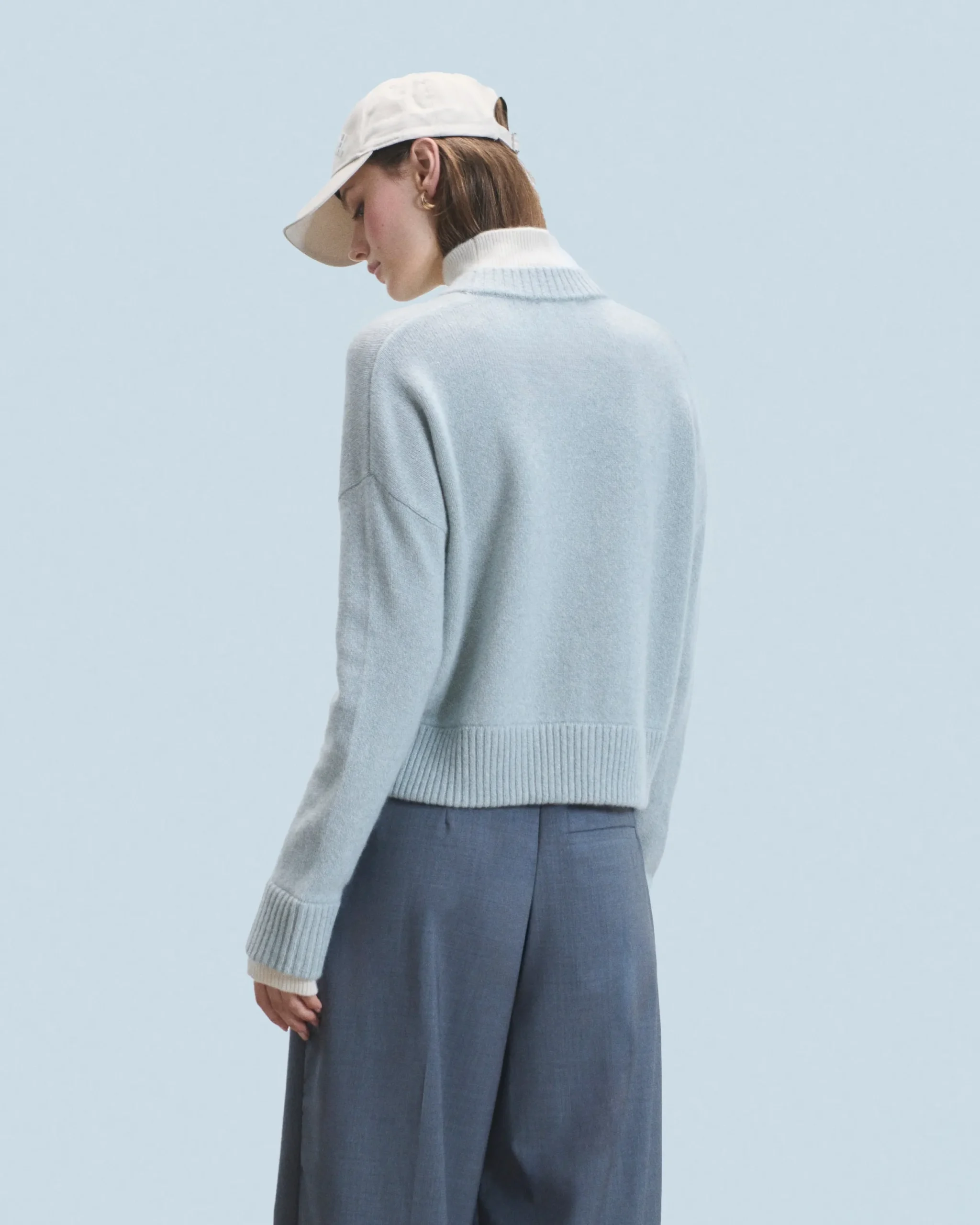 FROM FUTURE Pull Col Montant GreyStoneMouliné Online