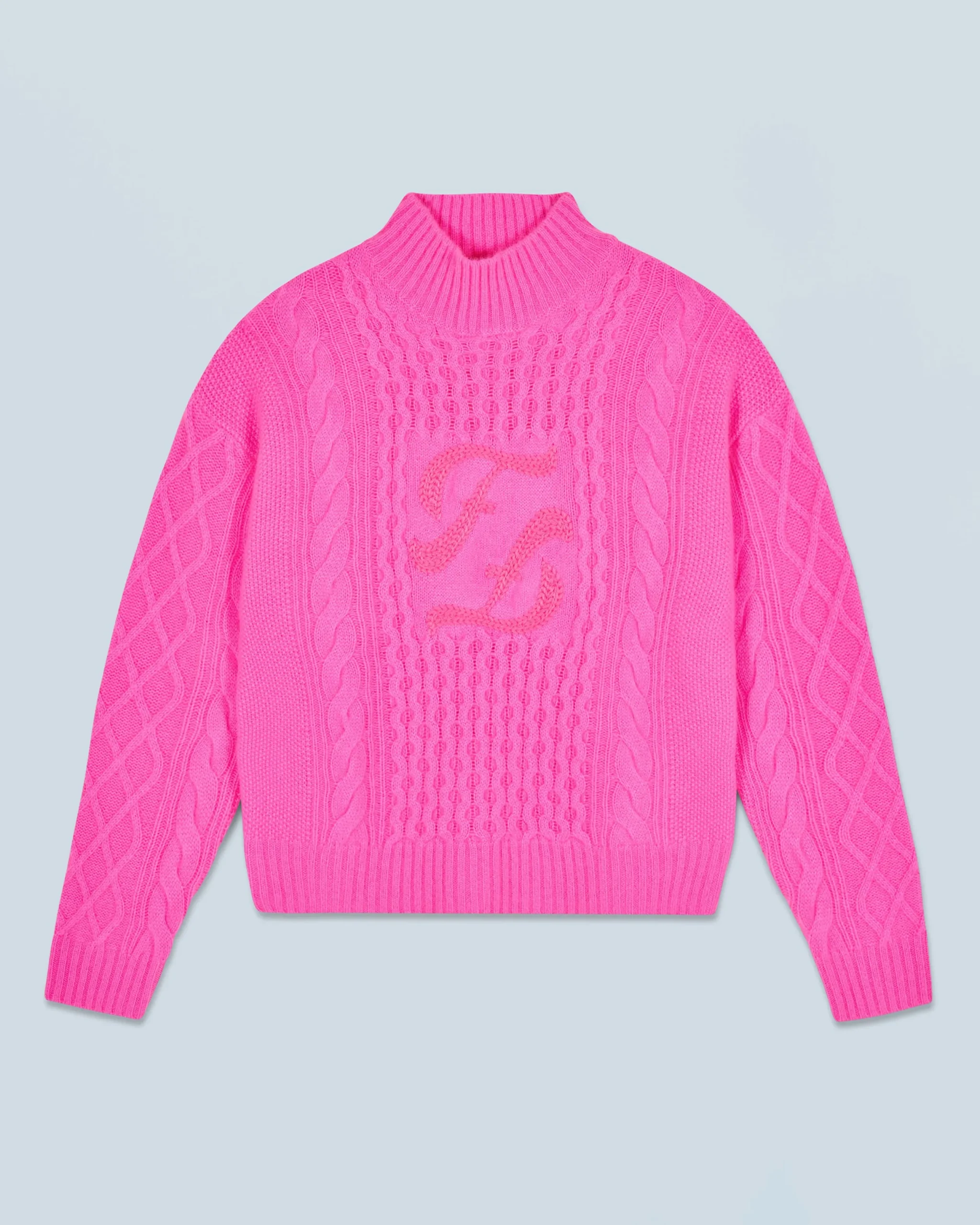 FROM FUTURE Pull Col Montant DreamyPink Clearance