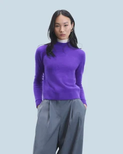 FROM FUTURE Pull Col Montant Léger PopPurple Shop
