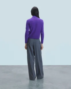 FROM FUTURE Pull Col Montant Léger PopPurple Shop