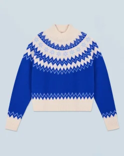 FROM FUTURE Pull Col Montant Norvégien PopBlue Store