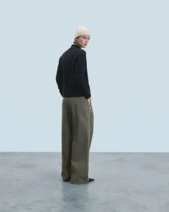 FROM FUTURE Pull Col Montant Oversize Noir Sale