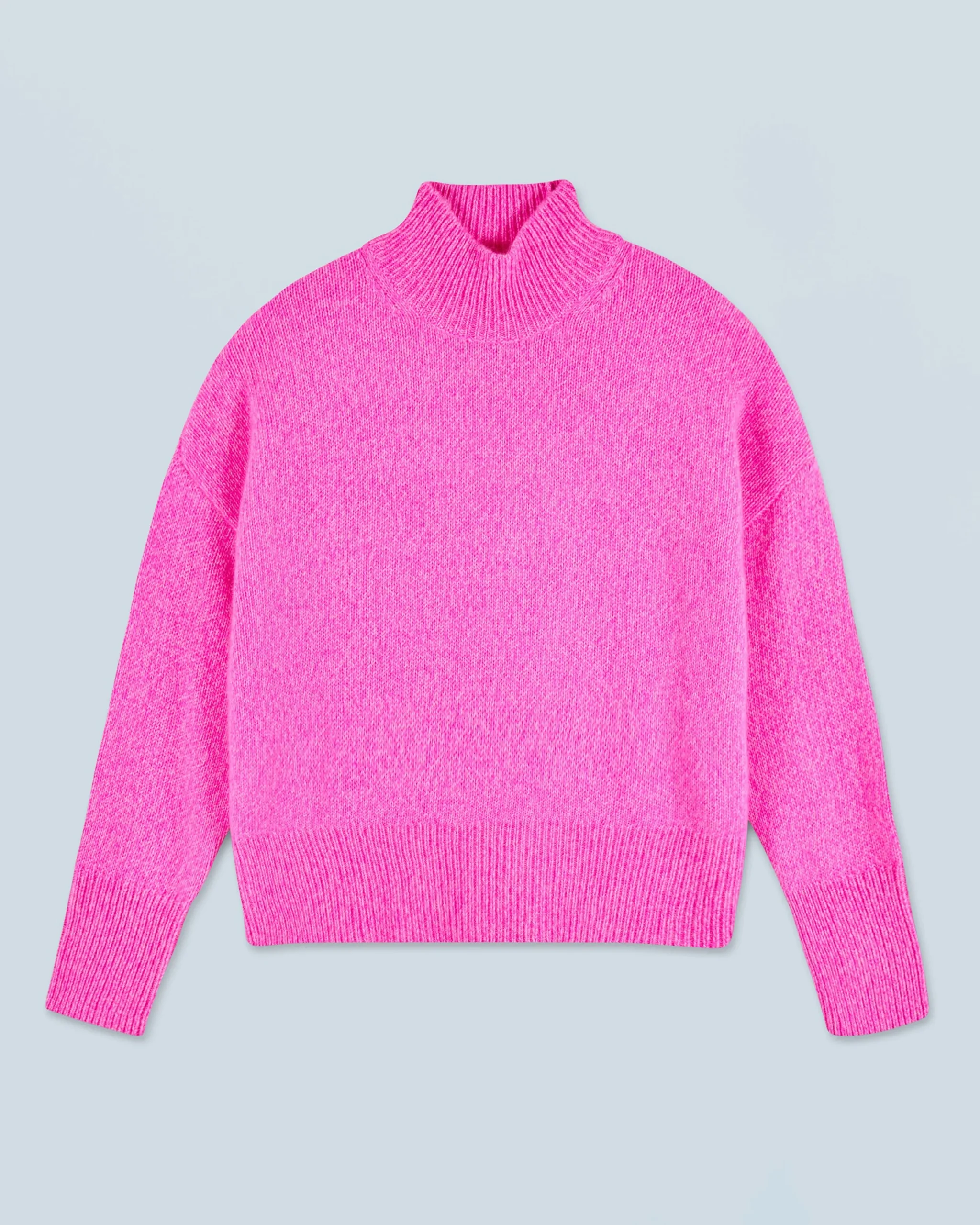 FROM FUTURE Pull Col Montant Oversize BrightPinkMou Online