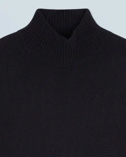 FROM FUTURE Pull Col Montant Oversize Noir Sale
