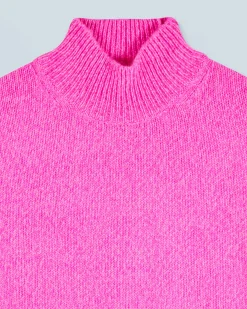 FROM FUTURE Pull Col Montant Oversize BrightPinkMou Online