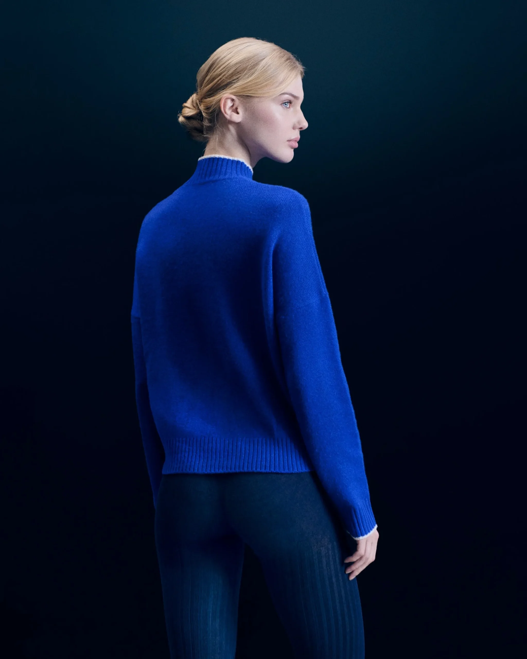 FROM FUTURE Pull Col Montant Sport D'hiver PopBlue Online
