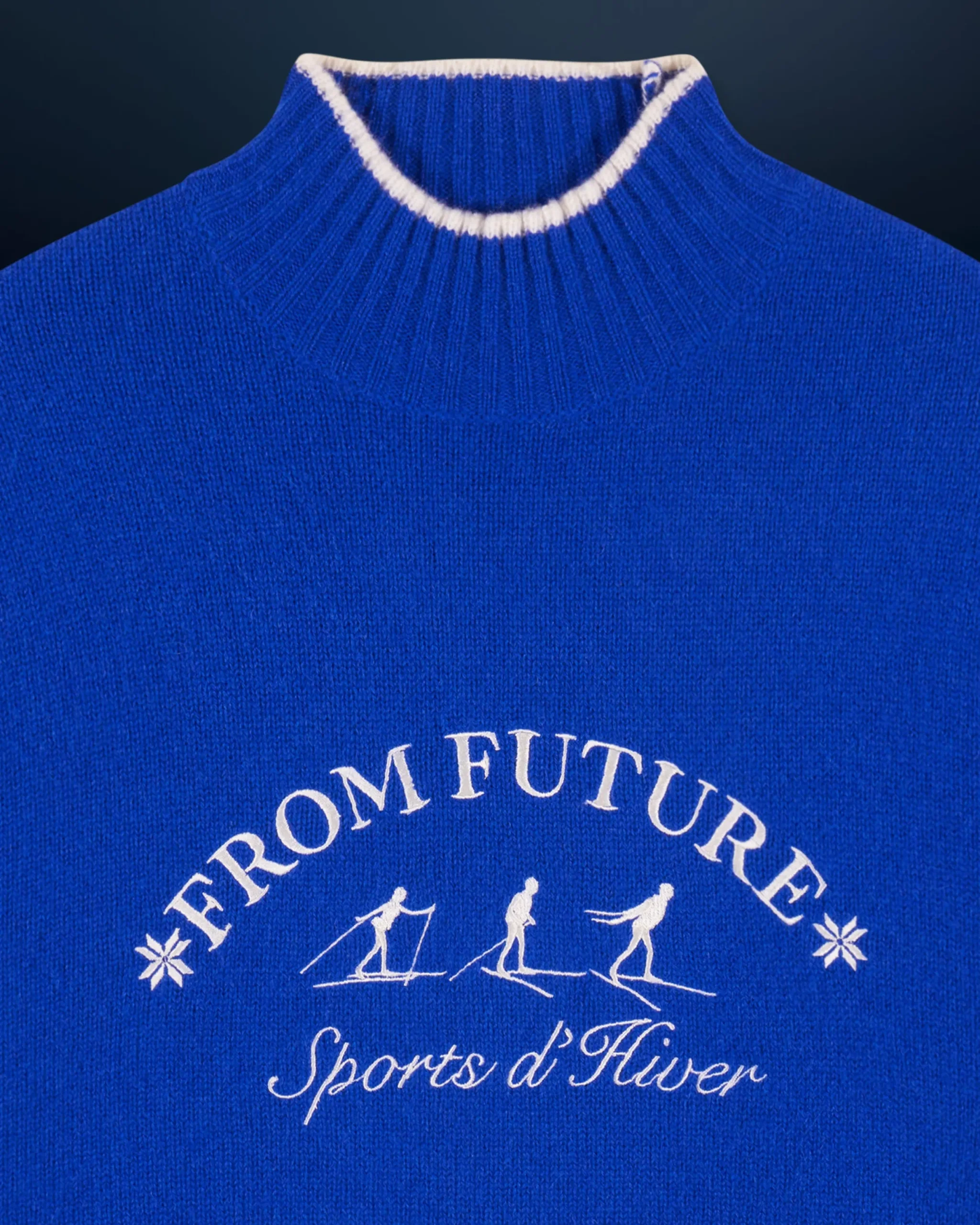 FROM FUTURE Pull Col Montant Sport D'hiver PopBlue Online