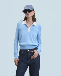 FROM FUTURE Pull Col Polo BabyBlue Store
